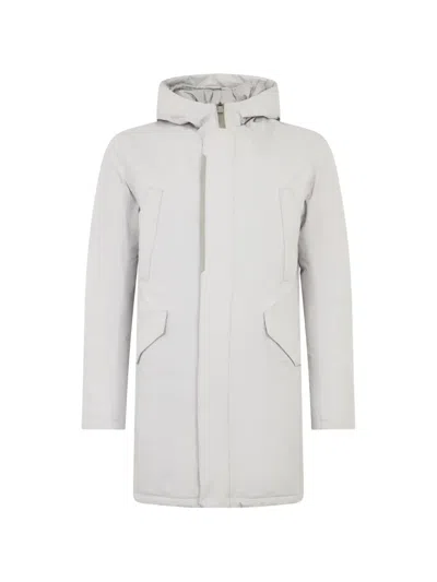 Herno Laminar Hooded Parka In White