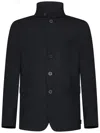 Herno Black Goose Down Padded Jacket In Black