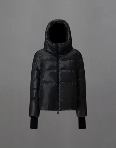 Herno Laminar Jacket In 2l Glazed Ripstop In Black
