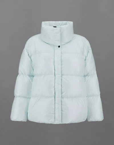 Herno Laminar Jacket In 2l Glazed Ripstop In Ice/light Blue