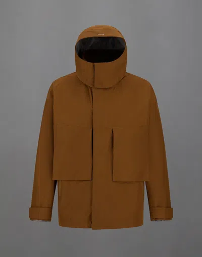 Herno Laminar Jacket In 3l Gore-tex In Brown