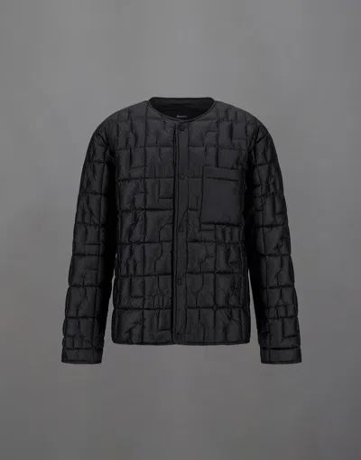 Herno Laminar Jacket In Quilted Ripstop In Black