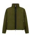 Herno Laminar Jacket In Technical Wool In Green