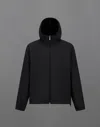 Herno Laminar Jacket In Wool Touch In Black