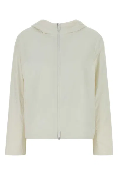 Herno Laminar Lightweight Nylon Jacket In White