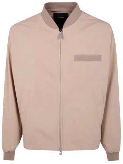 Herno Laminar Laminar Bomber Jacket In Pink
