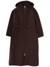 Herno Laminar Goretex Trench Coat In Brown