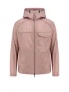 Herno Laminar Laminar Jacket With Hood In Pink