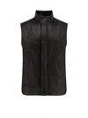 Herno Laminar Laminar Padded And Quilted Sleeveless Jacket In Black
