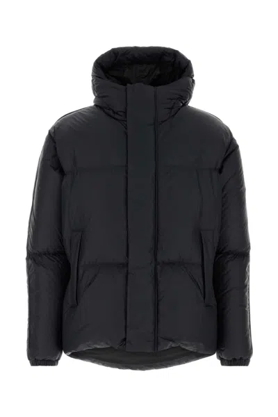 Herno Laminar Laminar Quilted Mini Down Jacket In Black Nylon