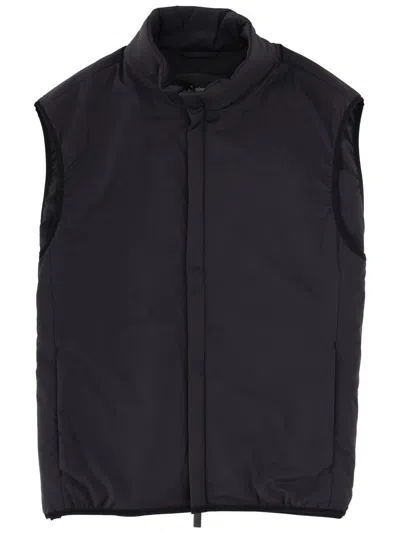 Herno Laminar Laminar Vest With Collar In Black