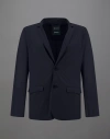 Herno Laminar Light Matt Blazer In Blue