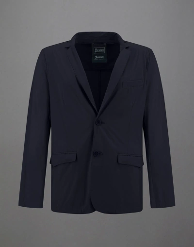 Herno Laminar Light Matt Blazer In Blue