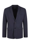 Herno Laminar Light Matt Blazer In Blue