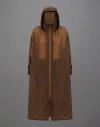 Herno Laminar Jacket In Liquid Shine In Tobacco
