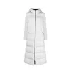 Herno Laminar Long Down Coat In White