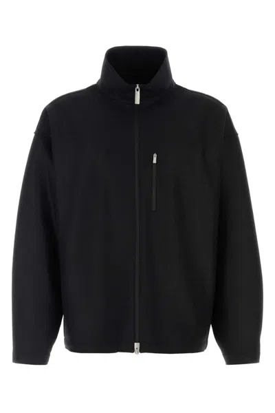 Herno Laminar Virgin Wool Sweater In Black