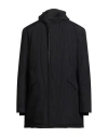 Herno Laminar Man Coat Black Size 46 Polyester In Black