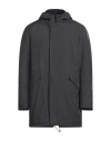 Herno Laminar Man Coat Grey Size 46 Polyester In Black