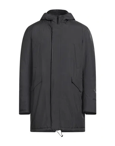 Herno Laminar Man Coat Grey Size 46 Polyester In Black