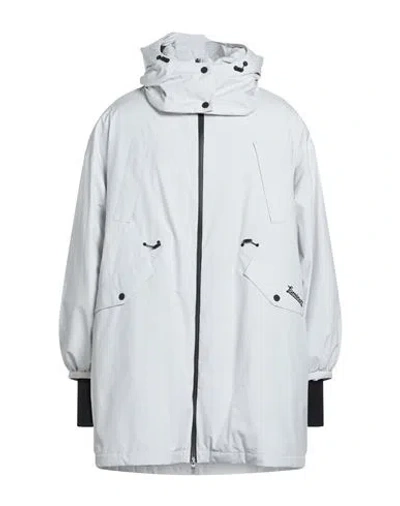 Herno Laminar Man Coat Light Grey Size 38 Polyester In White