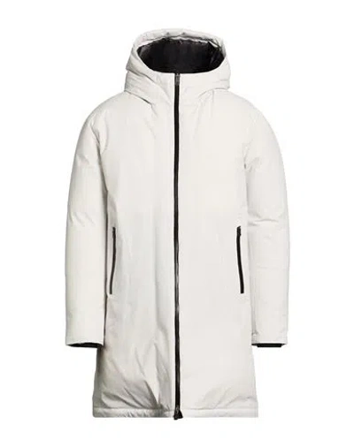 Herno Laminar Man Coat Light Grey Size 48 Polyester In White