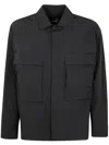 Herno Two Layer Goretex Shirt Jacket In Black