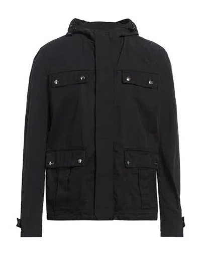 Herno Laminar Man Jacket Black Size 42 Cotton, Polyester