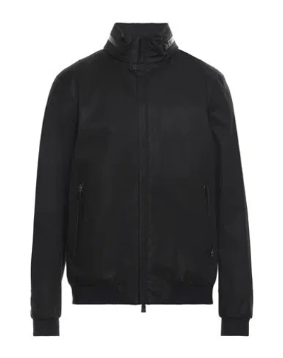 Herno Laminar Man Jacket Black Size 46 Cotton, Elastane, Polyurethane, Polyamide