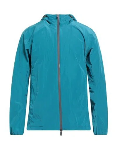 Herno Laminar Man Jacket Deep Teal Size 40 Polyamide, Polyurethane, Elastane In Blue