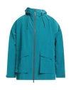 Herno Laminar Man Jacket Deep Teal Size 42 Polyamide, Polyurethane In Blue