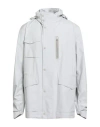 Herno Laminar Man Jacket Light Grey Size 46 Polyester In White