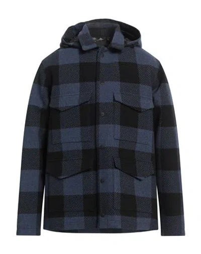 Herno Laminar Man Jacket Navy Size 40 Recycled Wool, Polyamide, Polyester, Acrylic, Viscose