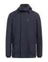 Herno Laminar Man Jacket Navy Size 46 Polyester, Ptfe - Polytetrafluoroethylene, Polyamide, Elastane In Navy