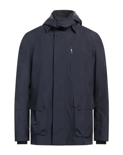 Herno Laminar Man Jacket Navy Size 46 Polyester, Ptfe - Polytetrafluoroethylene, Polyamide, Elastane