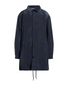 Herno Laminar Man Overcoat & Trench Coat Midnight Blue Size 48 Polyamide, Polyurethane In Blue
