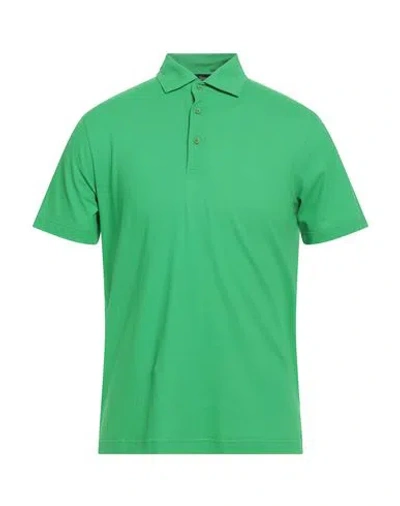 Herno Laminar Man Polo Shirt Green Size 40 Cotton