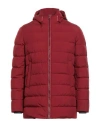 Herno Laminar Man Puffer Brick Size 42 Polyester In Red