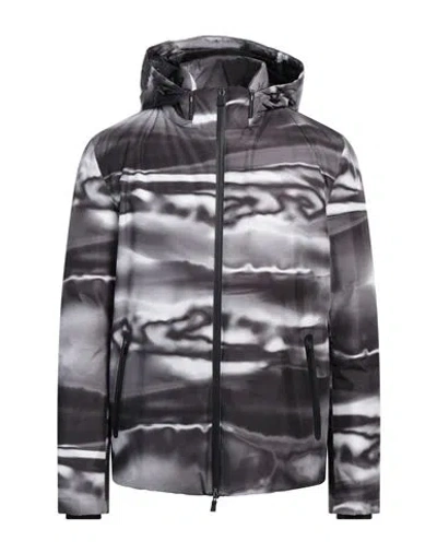 Herno Laminar Man Puffer Charcoal Size 48 Polyester In Grey