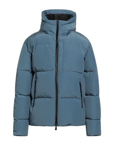 Herno Laminar Man Puffer Deep Teal Size 46 Polyamide In Blue
