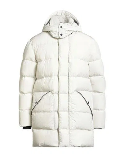 Herno Laminar Man Puffer Ivory Size 46 Polyamide, Polyurethane Coated, Elastane