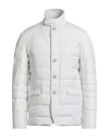 Herno Laminar Man Puffer Light Grey Size 40 Polyester