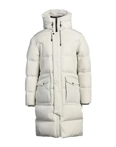 Herno Laminar Man Puffer Light Grey Size 48 Polyamide In Silver