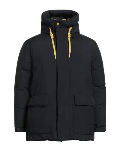 Herno Laminar Man Puffer Midnight Blue Size 40 Polyester, Pet (polyethylene Terephthalate) In Black