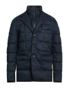 Herno Laminar Man Puffer Navy Size 40 Polyester, Polyurethane In Blue