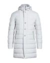 Herno Laminar Man Puffer Off White Size 46 Polyester, Ptfe - Polytetrafluoroethylene In Gray