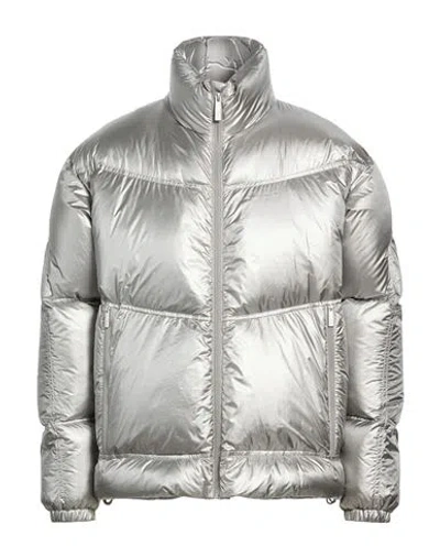 Herno Laminar Man Puffer Silver Size L Polyamide