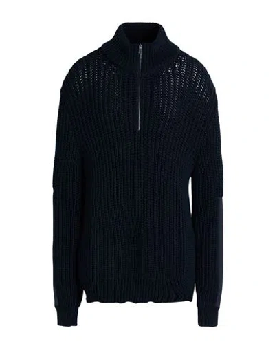 Herno Laminar Man Sweater Midnight Blue Size 44 Polyamide, Viscose, Wool, Polyester, Ptfe - Polytetr In Black