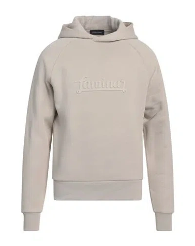 Herno Laminar Man Sweatshirt Beige Size 38 Cotton, Polyester
