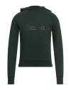 Herno Laminar Man Sweatshirt Green Size 40 Cotton, Polyester